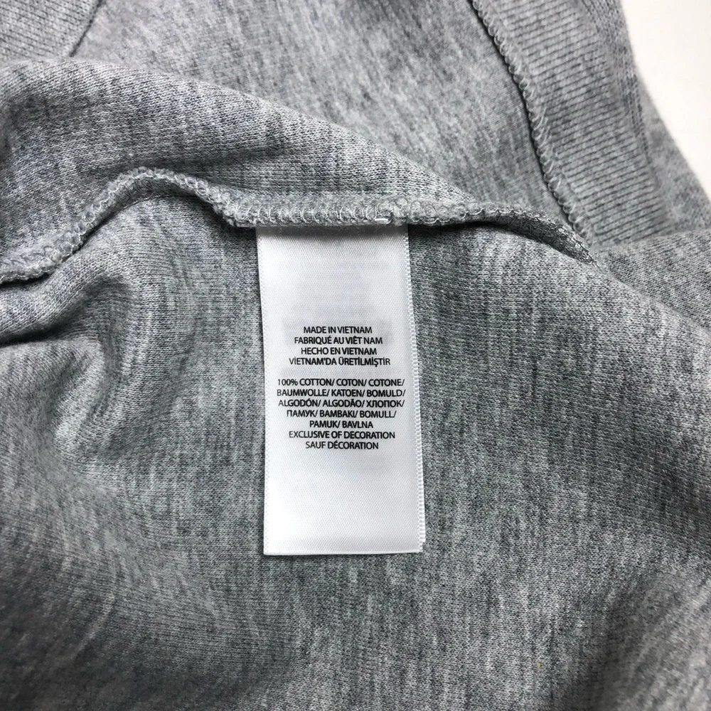 Polo Ralph Lauren Cotton Gray Embroidery Pony‎ 1/4 Zipper Pull Over Sweater XL